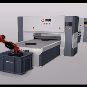 全自動(dòng)矯平機(jī)-高精密矯平機(jī)流水線-圓形工件多次校平機(jī)-碼垛機(jī)器人